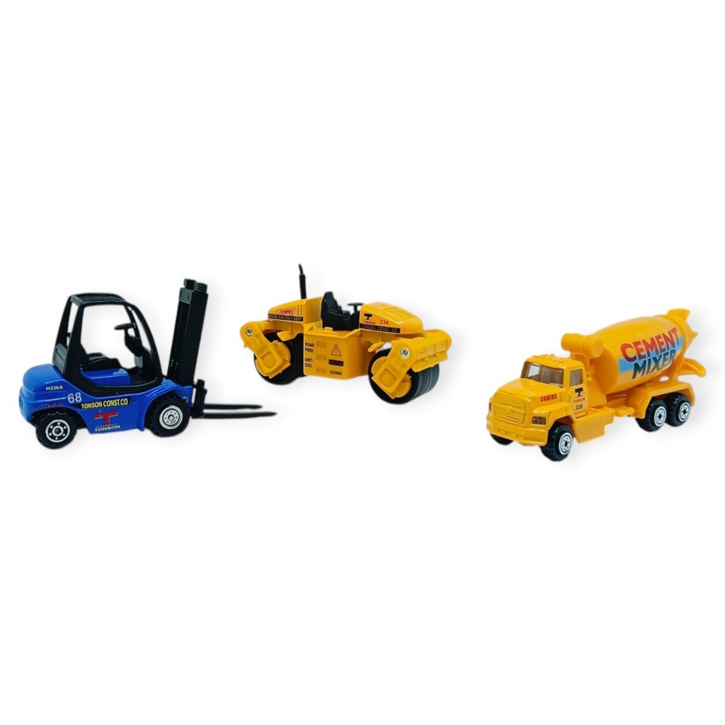 İş Makinaları Serisi - 3 lü Metal İnşaat Serisi -1 (Lisinya)