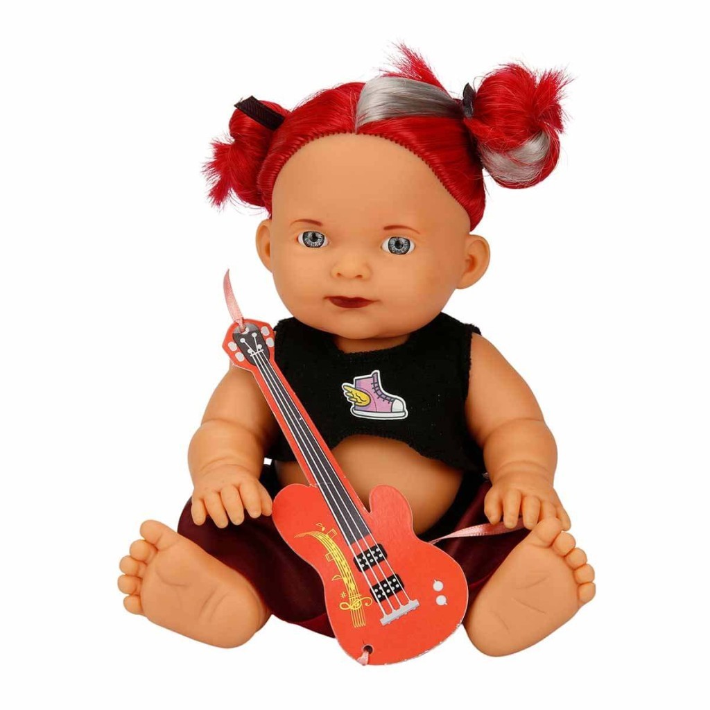 Punkçı Bebek Figürü 25 cm - Kırmızı Saçlı (Lisinya) Punkçı Bebek Figürü 25 cm - Kırmızı Saçlı (Lisinya)