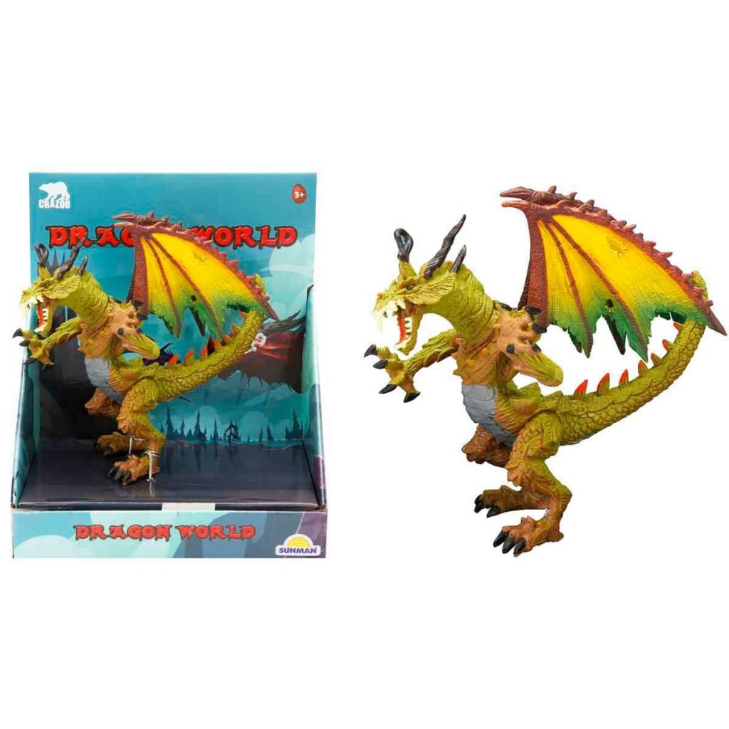 Standlı Ejderha Figürü 13 cm - Yeşil (Lisinya) Standlı Ejderha Figürü 13 cm - Yeşil (Lisinya)