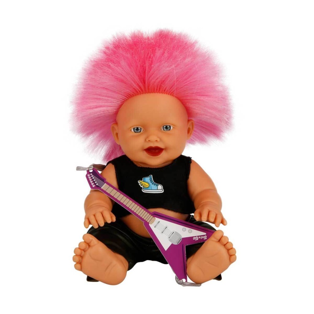 Punkçı Bebek Figürü 25 cm - Pembe Saçlı (Lisinya) Punkçı Bebek Figürü 25 cm - Pembe Saçlı (Lisinya)