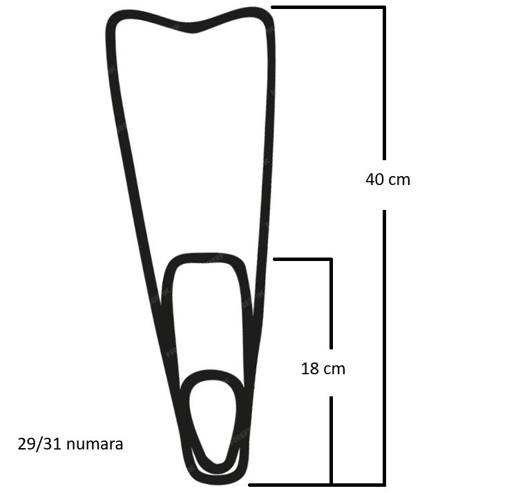Sea Walker Çantalı Yüzücü Paleti 29-31 SARI - MAS-29/31 (Lisinya)