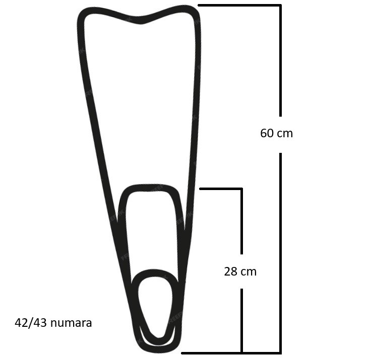 Sea Walker Çantalı Yüzücü Paleti 42-43 SİYAH - MAS-42/43 (Lisinya)