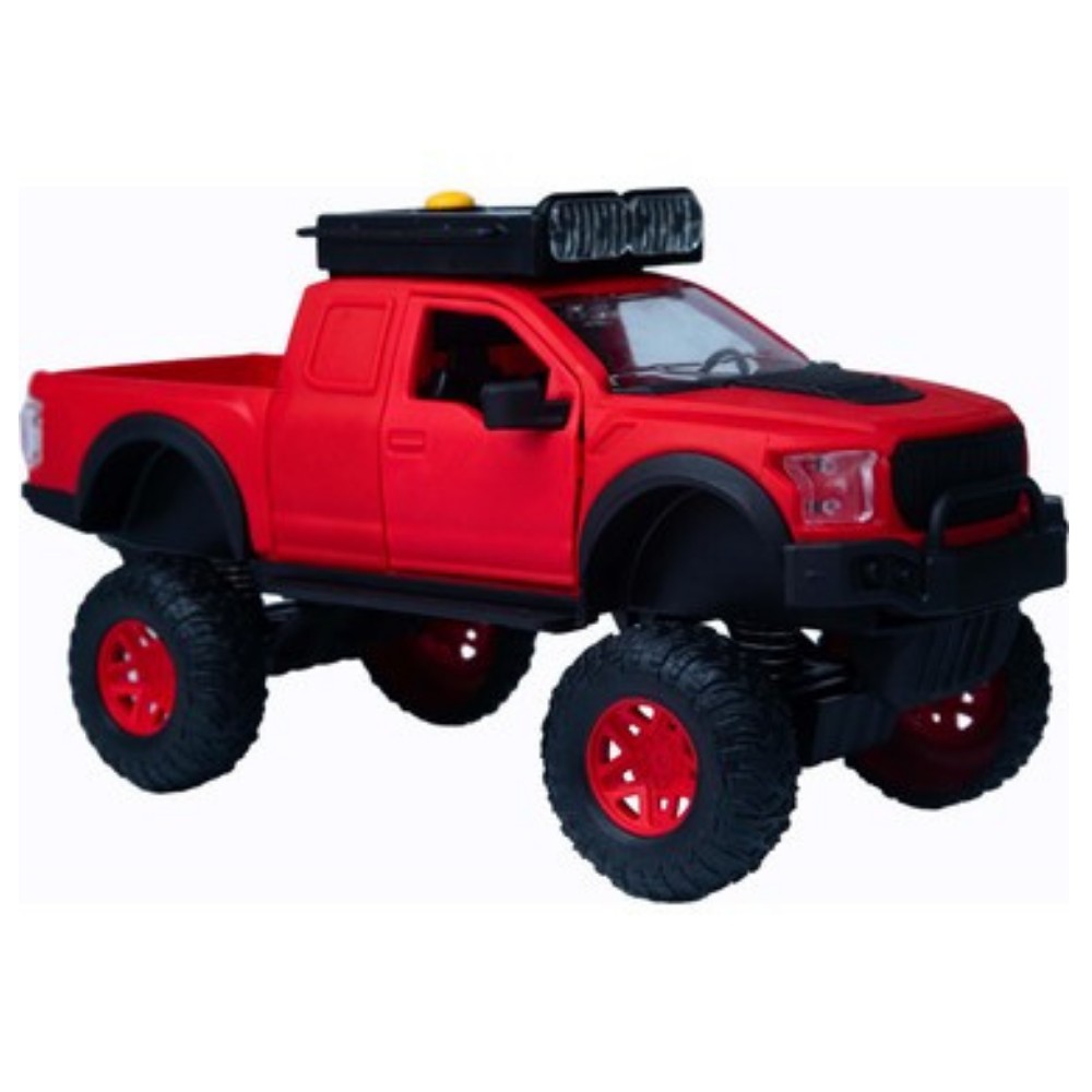 Sesli Işıklı İş Makinaları 25 cm Kamyon - 4016 - Kırmızı (Lisinya)