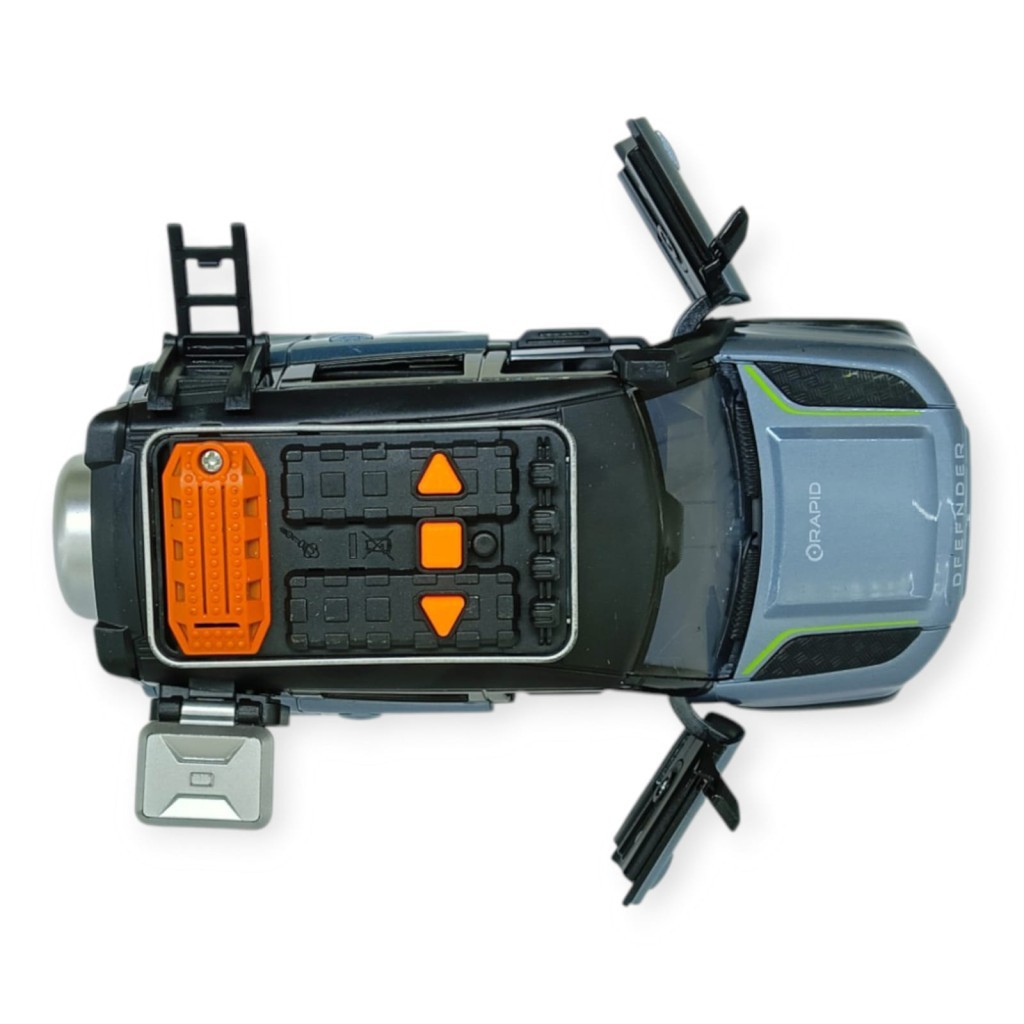 Sesli Işıklı Off- Road Araba 17 cm - D700-07 - Mavi (Lisinya)