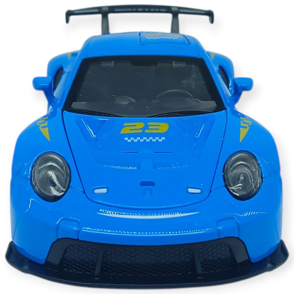 Sesli Işıklı Spor Araba 15 cm - 3291D - Mavi (Lisinya)