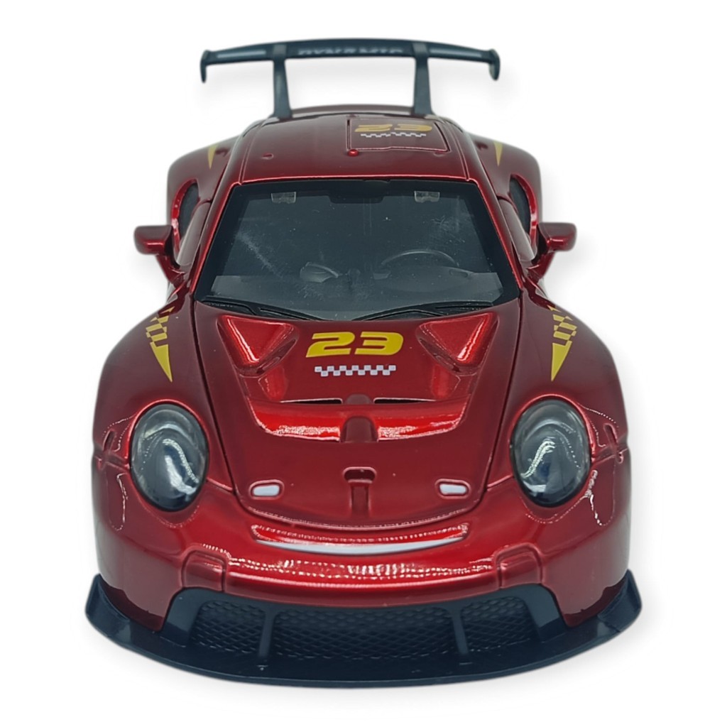 Sesli Işıklı Spor Araba 15 cm - 3291D - Kırmızı (Lisinya)