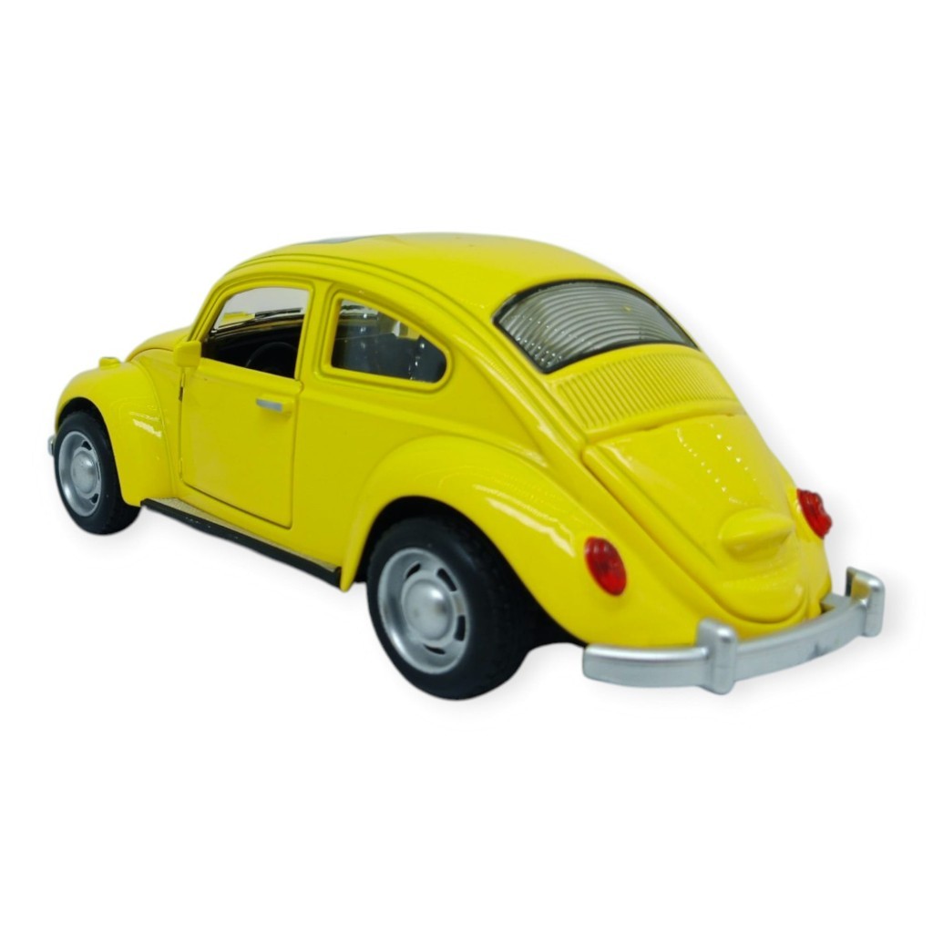 Sesli Işıklı Vosvos Araba 15 cm - 32111D - Sarı (Lisinya)