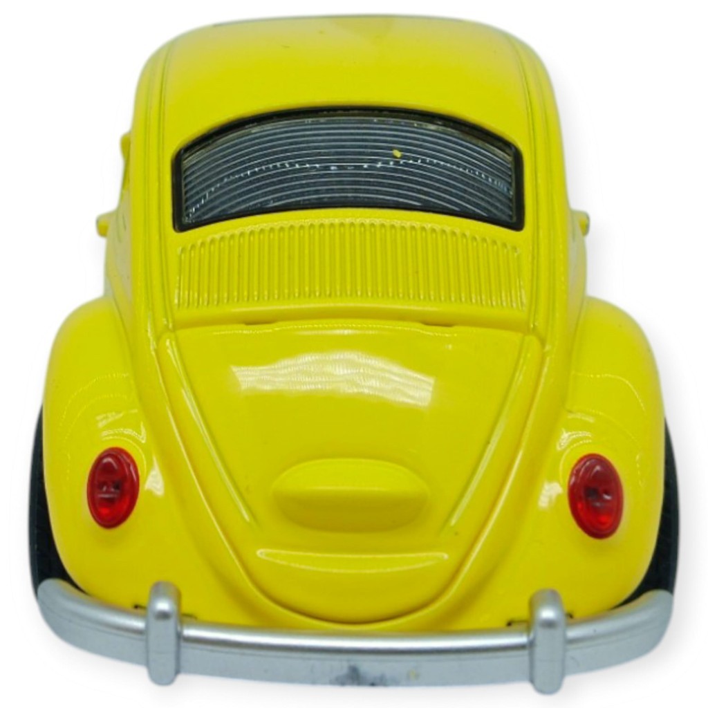 Sesli Işıklı Vosvos Araba 15 cm - 32111D - Sarı (Lisinya)