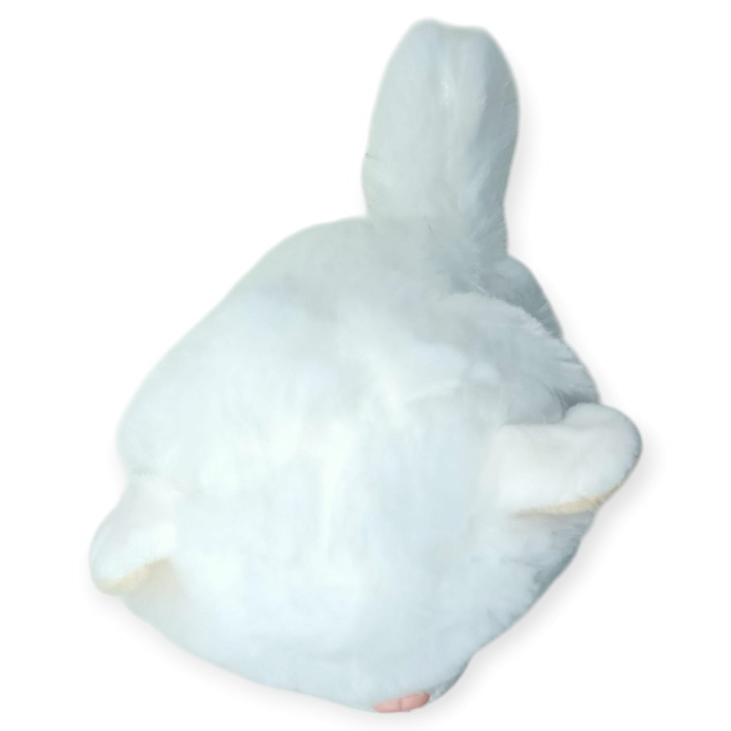 Sesli Peluş Kedi Van Kedisi 25 cm - Beyaz (Lisinya)