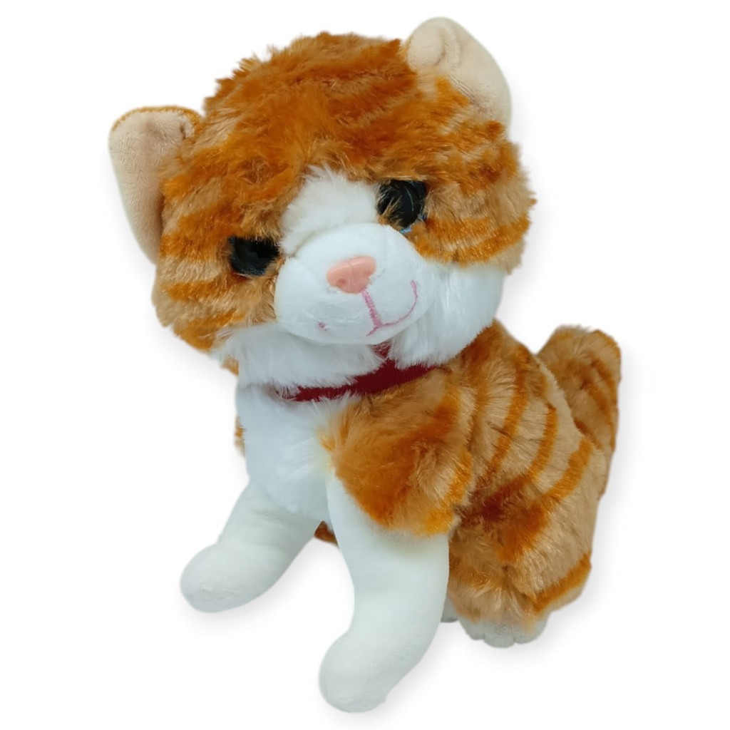 Sesli Peluş Kedi 25 cm - Sarı (Lisinya) Sesli Peluş Kedi 25 cm - Sarı (Lisinya)