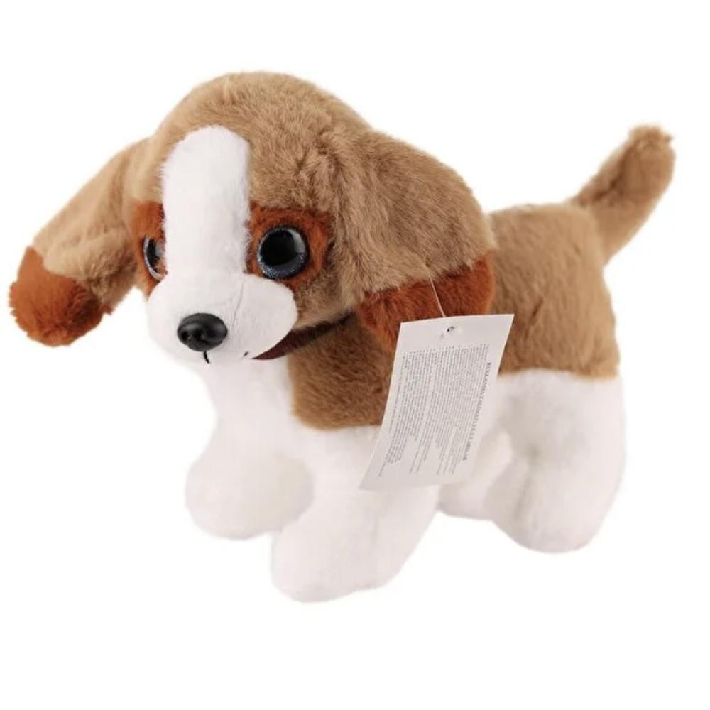 Sesli Peluş Köpek - 2309033 - Kahverengi-Beyaz (Lisinya) Sesli Peluş Köpek - 2309033 - Kahverengi-Beyaz (Lisinya)