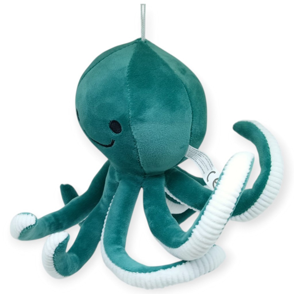 Peluş Sevimli Ahtapot 30 cm - Yeşil (Lisinya)