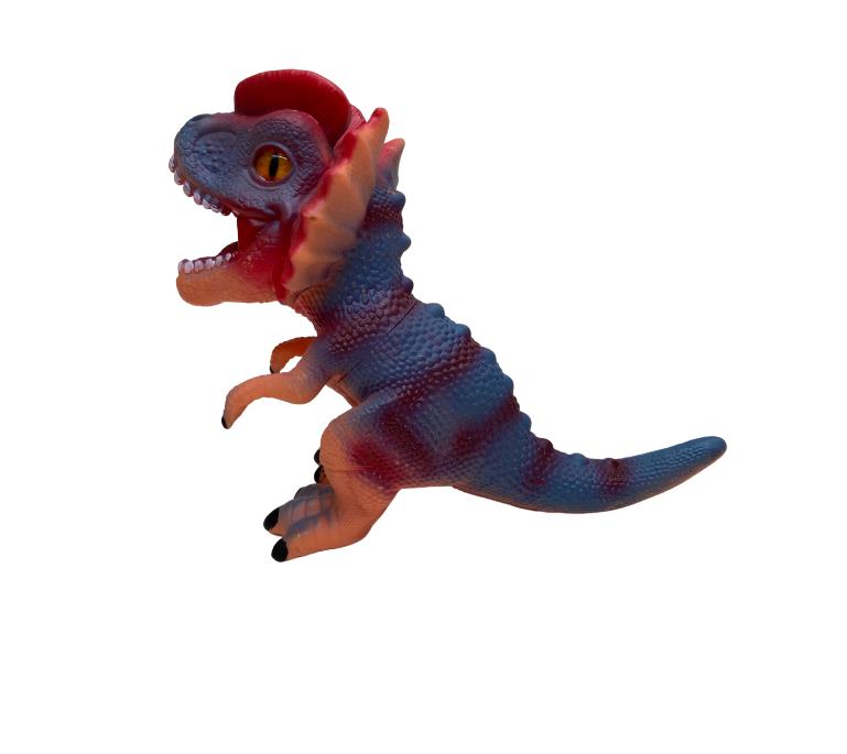Soft Dinazor Neon Gözlü 24 Cm - LD6206B-Dilophosaurus (Lisinya)