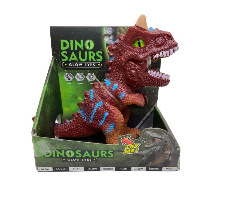 Soft Dinazor Neon Gözlü 24 Cm - LD6206B-Allosaurus (Lisinya)