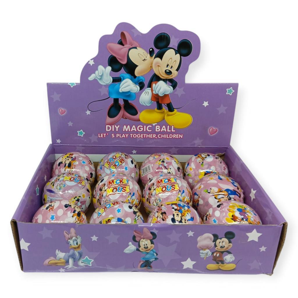 SR1650 - MİCKEY MOUSE SÜPRİZ TOP 12'Lİ (Lisinya)