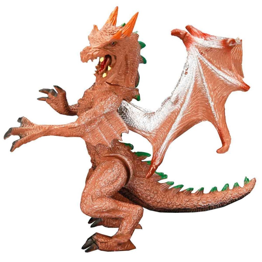 Standlı Ejderha Figürü 13 cm - Kahverengi (Lisinya) Standlı Ejderha Figürü 13 cm - Kahverengi (Lisinya)