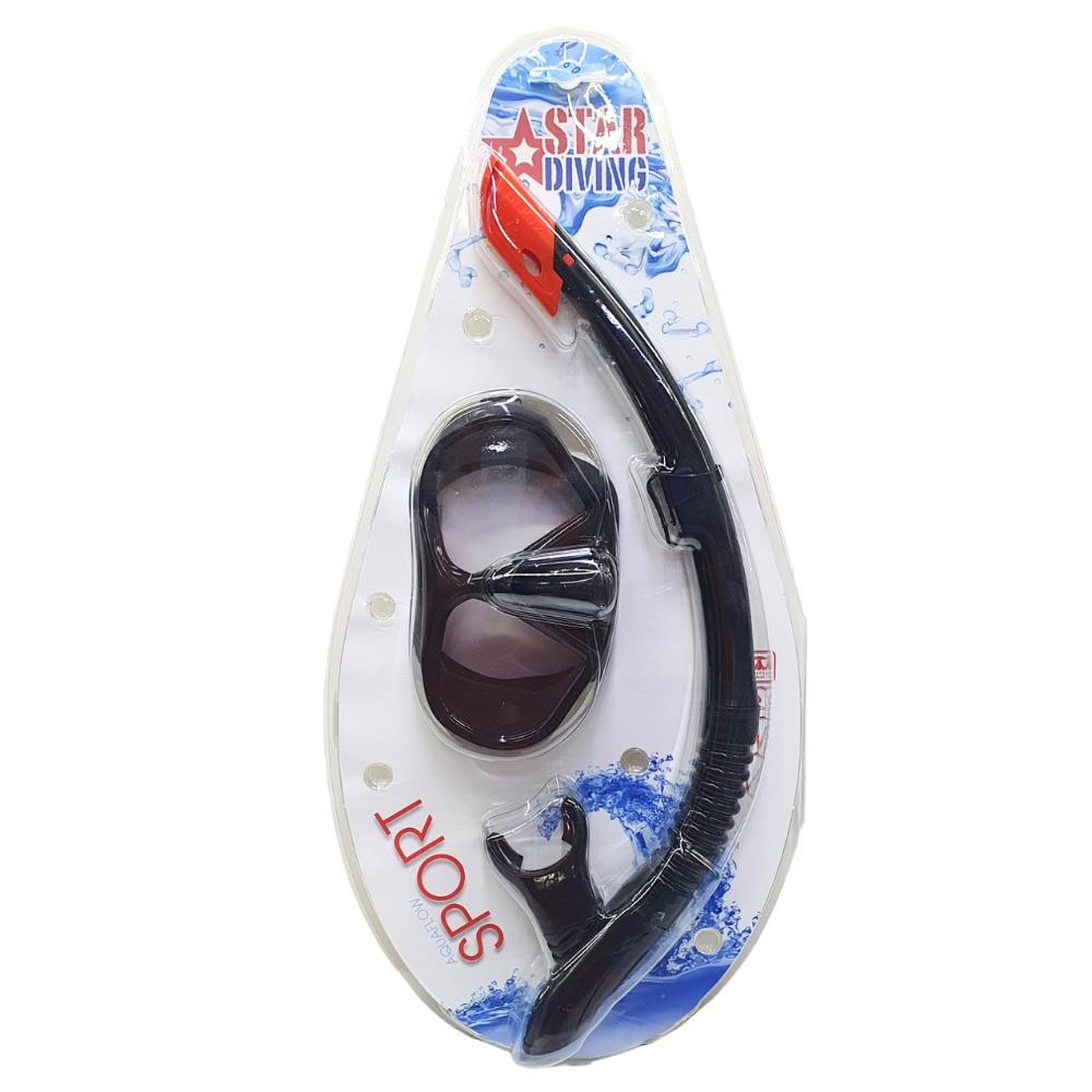 Star Diving Dalış Maskesi ve Snorkel Yetişkin - 51713-SARI (Lisinya)