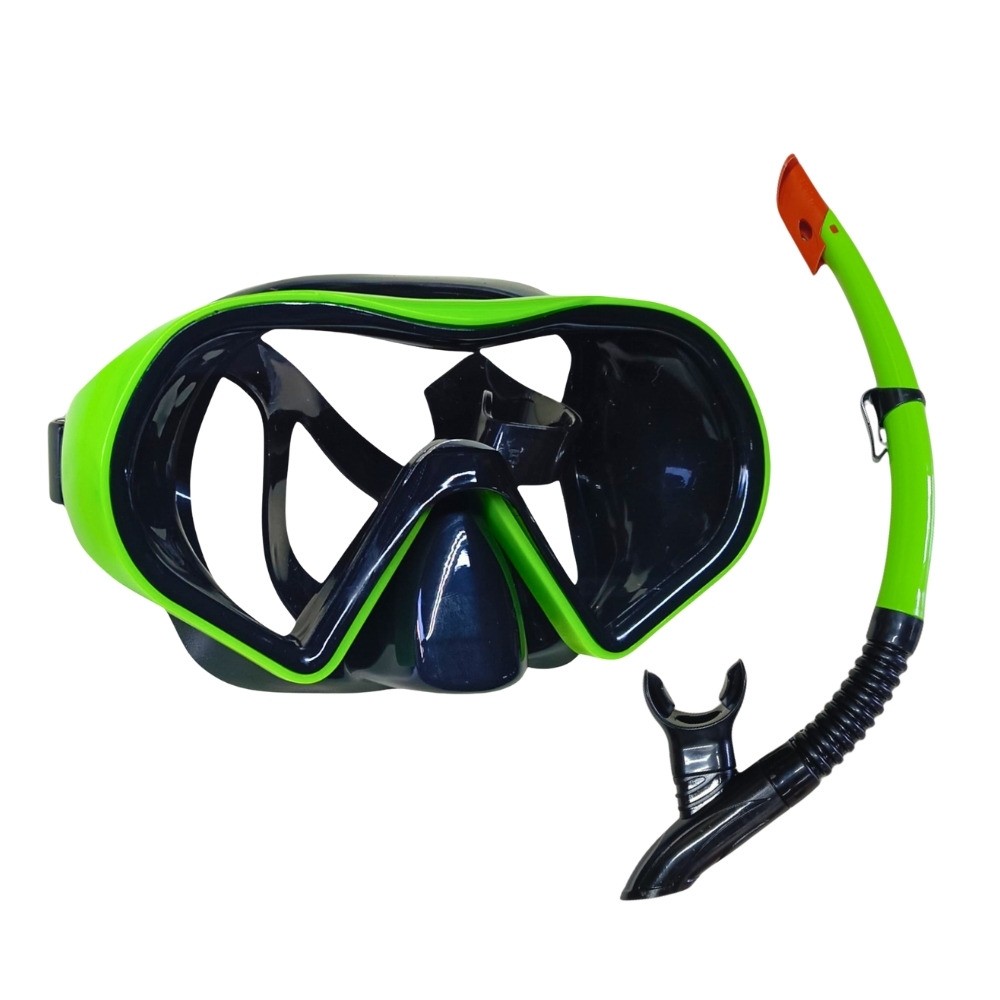 Star Diving Dalış Maskesi ve Snorkel Yetişkin - 51712-YEŞİL (Lisinya)