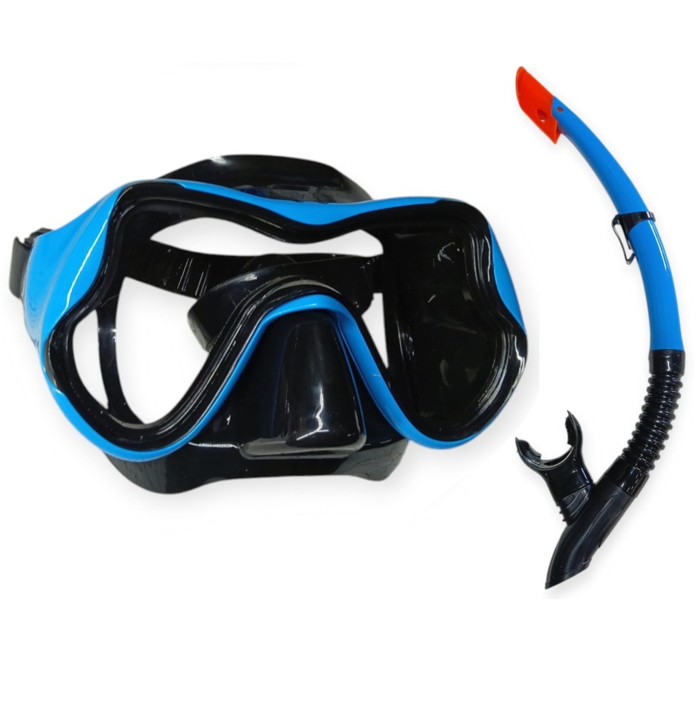 Star Diving Dalış Maskesi ve Snorkel Yetişkin - 51714-MAVİ (Lisinya) Star Diving Dalış Maskesi ve Snorkel Yetişkin - 51714-MAVİ (Lisinya)