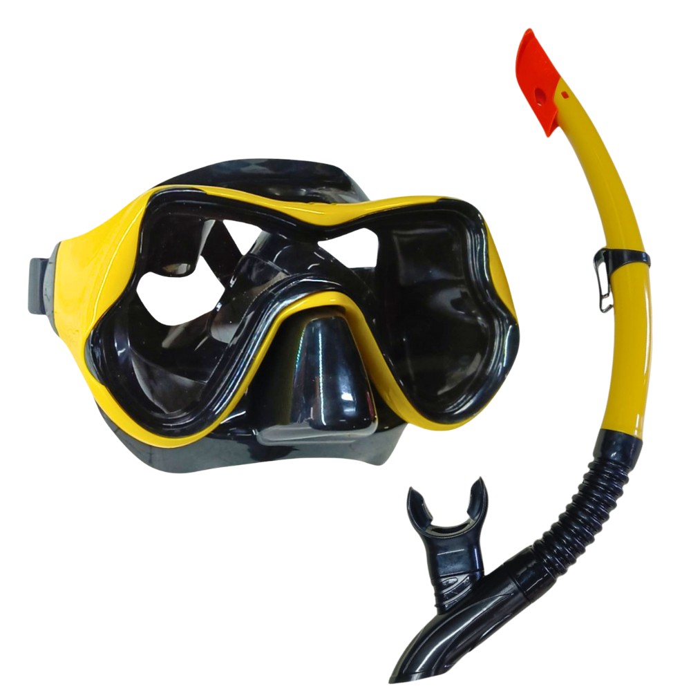 Star Diving Dalış Maskesi ve Snorkel Yetişkin - 51714-SARI (Lisinya) Star Diving Dalış Maskesi ve Snorkel Yetişkin - 51714-SARI (Lisinya)