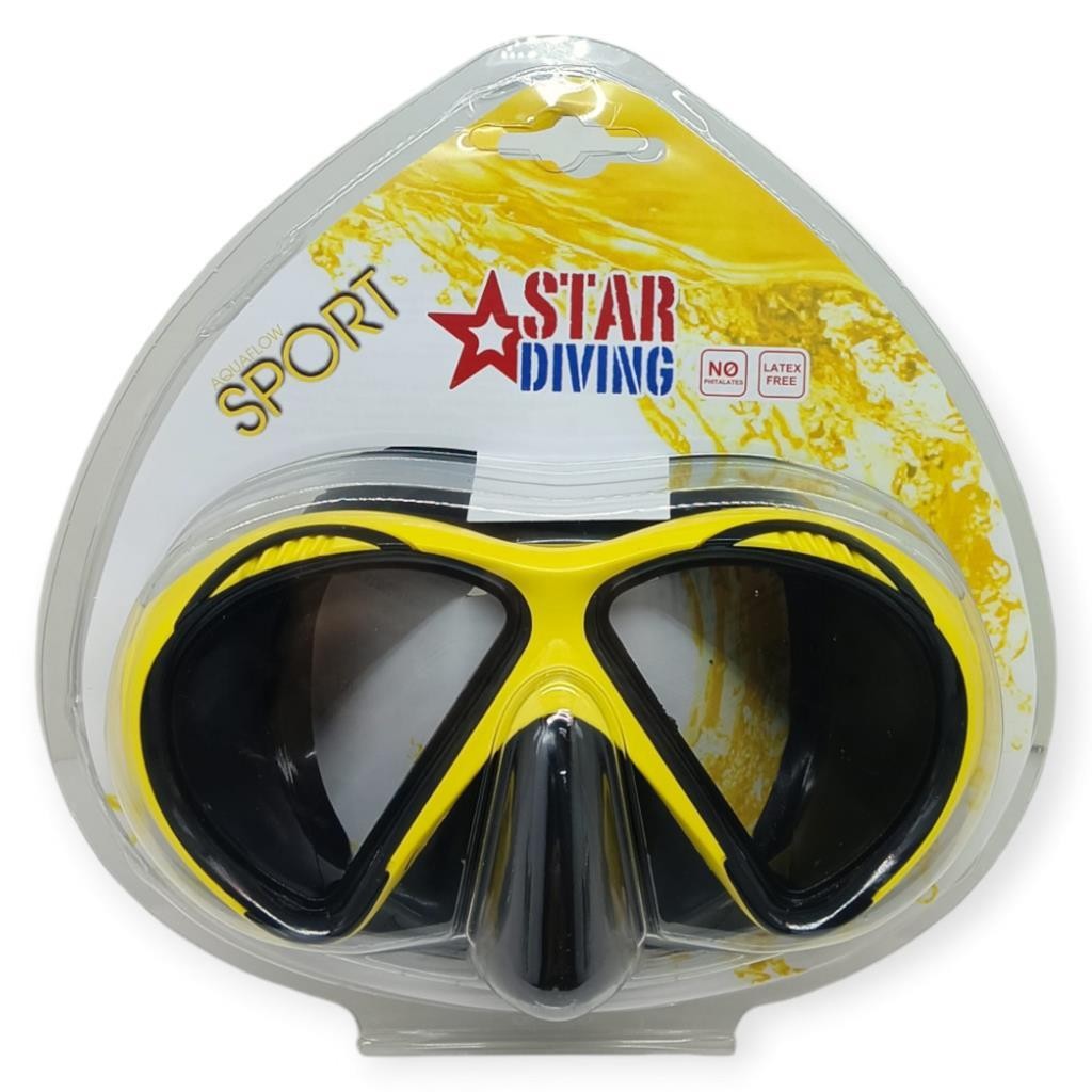 Star Diving Dalış Maskesi Yetişkin - 51701-SARI (Lisinya)