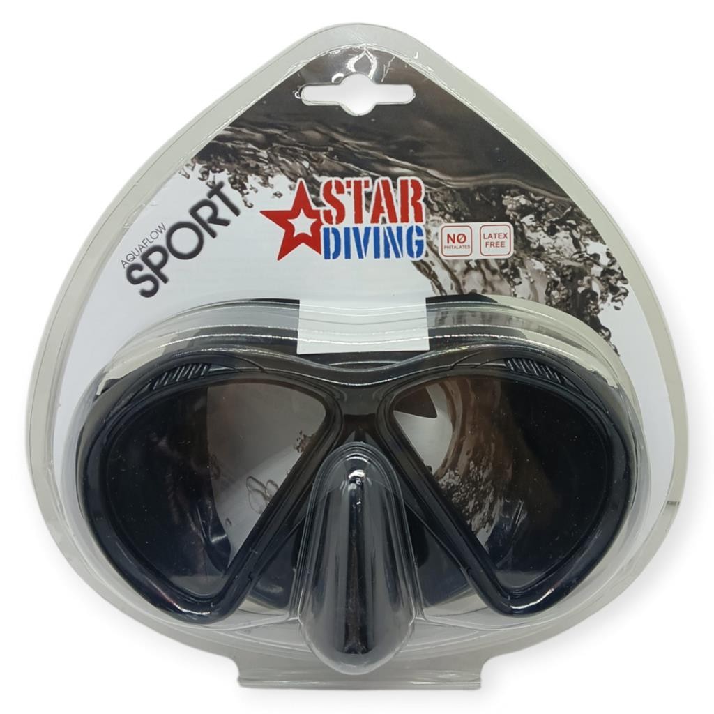Star Diving Dalış Maskesi Yetişkin - 51701-SİYAH (Lisinya)