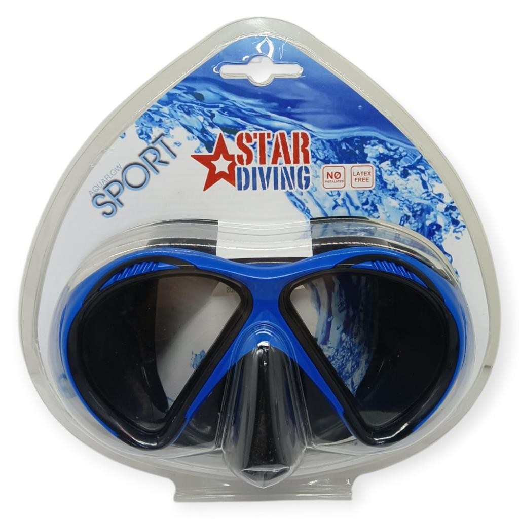 Star Diving Dalış Maskesi Yetişkin - 51701-MAVİ (Lisinya)