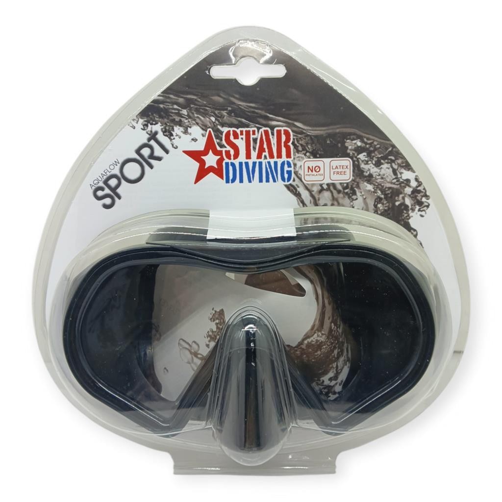 Star Diving Dalış Maskesi Yetişkin - 51702-SİYAH (Lisinya)