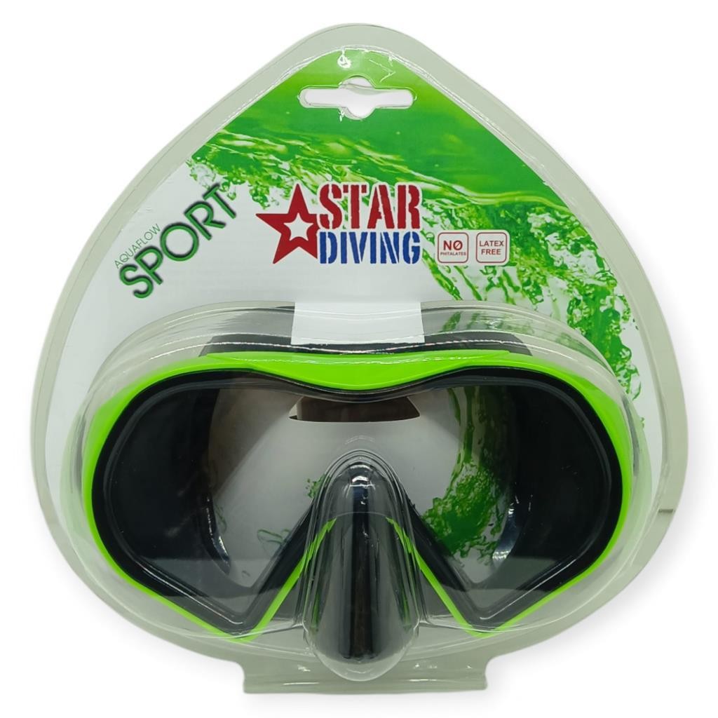 Star Diving Dalış Maskesi Yetişkin - 51702-YEŞİL (Lisinya)