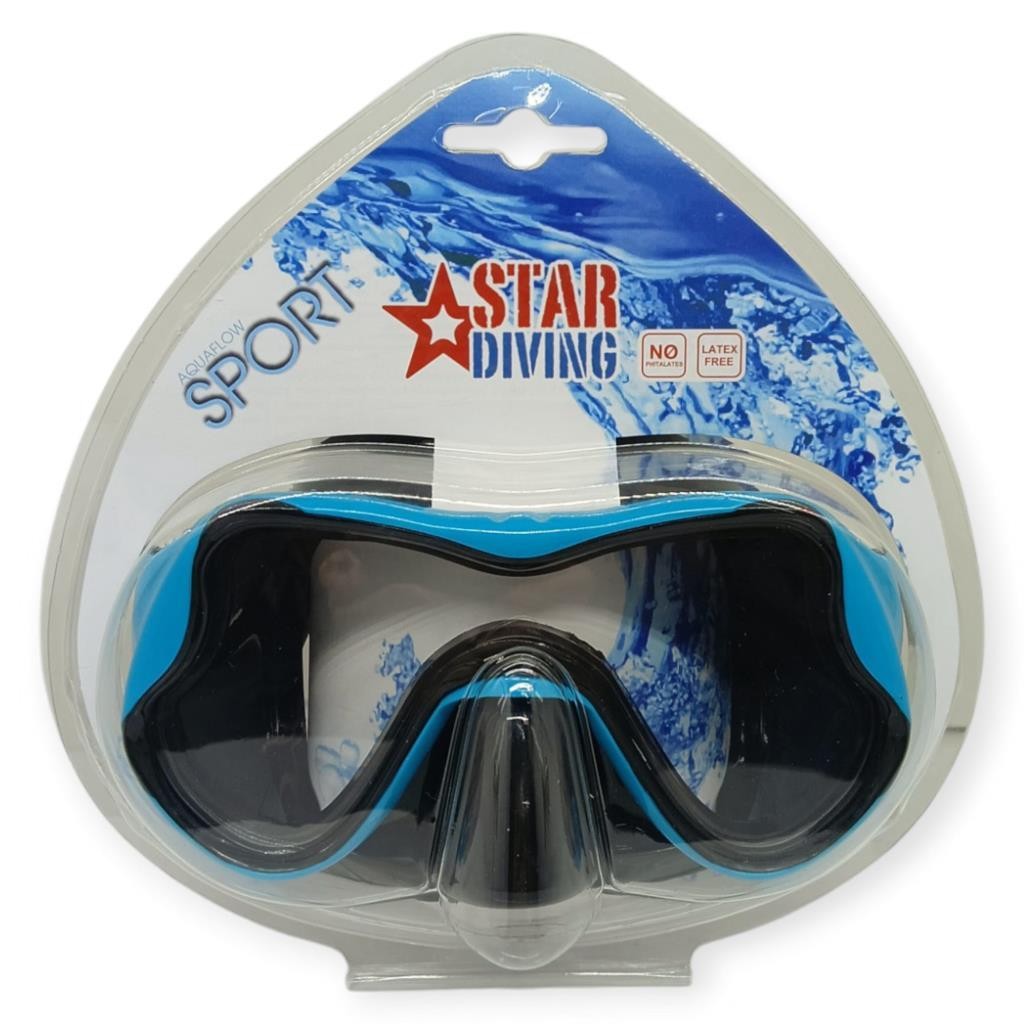 Star Diving Dalış Maskesi Yetişkin - 51704-MAVİ (Lisinya)
