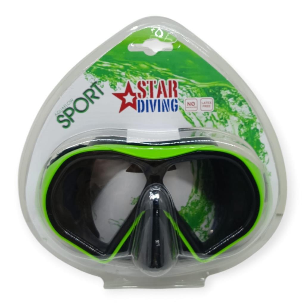 Star Diving Dalış Maskesi Yetişkin - 51703-YEŞİL (Lisinya)
