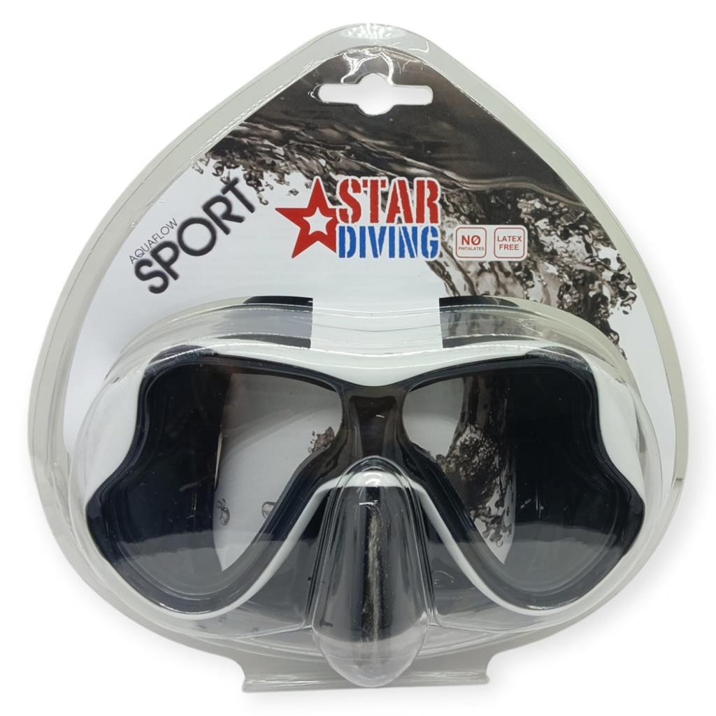 Star Diving Dalış Maskesi Yetişkin - 51705-SİYAH (Lisinya)