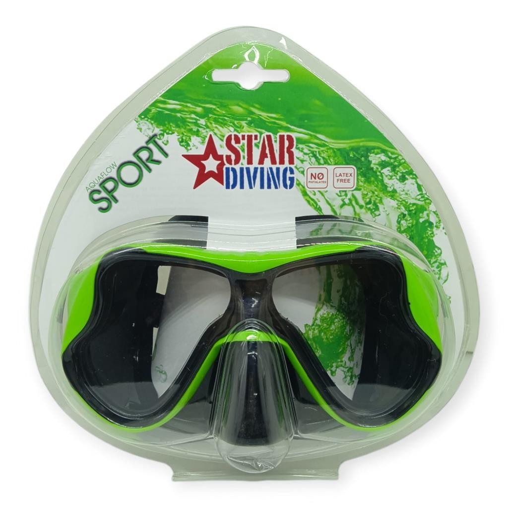 Star Diving Dalış Maskesi Yetişkin - 51705-YEŞİL (Lisinya)