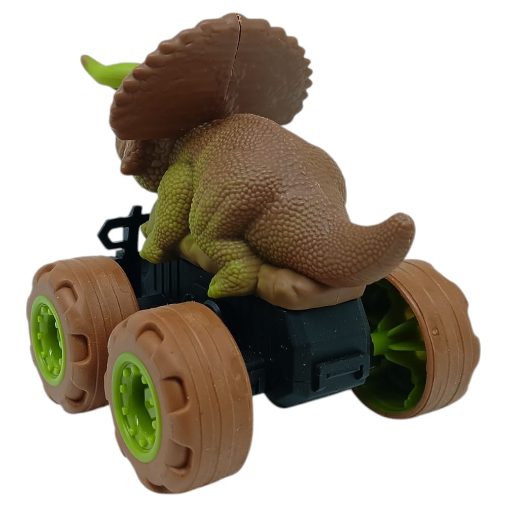 Sürtmeli Dinazor Arabalar 12 cm - H-20 - Triceraptors -Kahverengi (Lisinya) Sürtmeli Dinazor Arabalar 12 cm - H-20 - Triceraptors -Kahverengi (Lisinya)