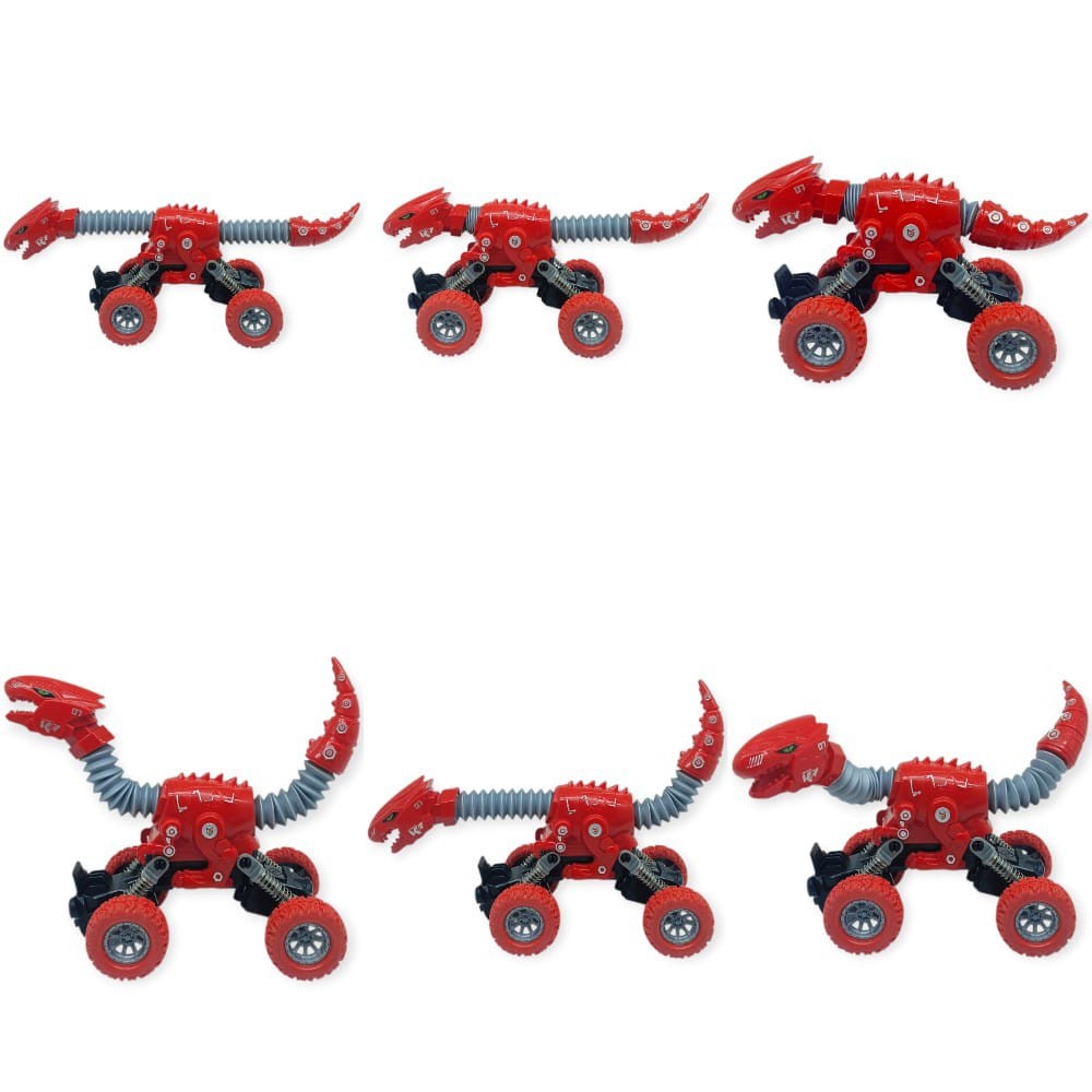 Uzayan Dinazor Arabalar 18 cm - Kırmızı (Lisinya) Uzayan Dinazor Arabalar 18 cm - Kırmızı (Lisinya)