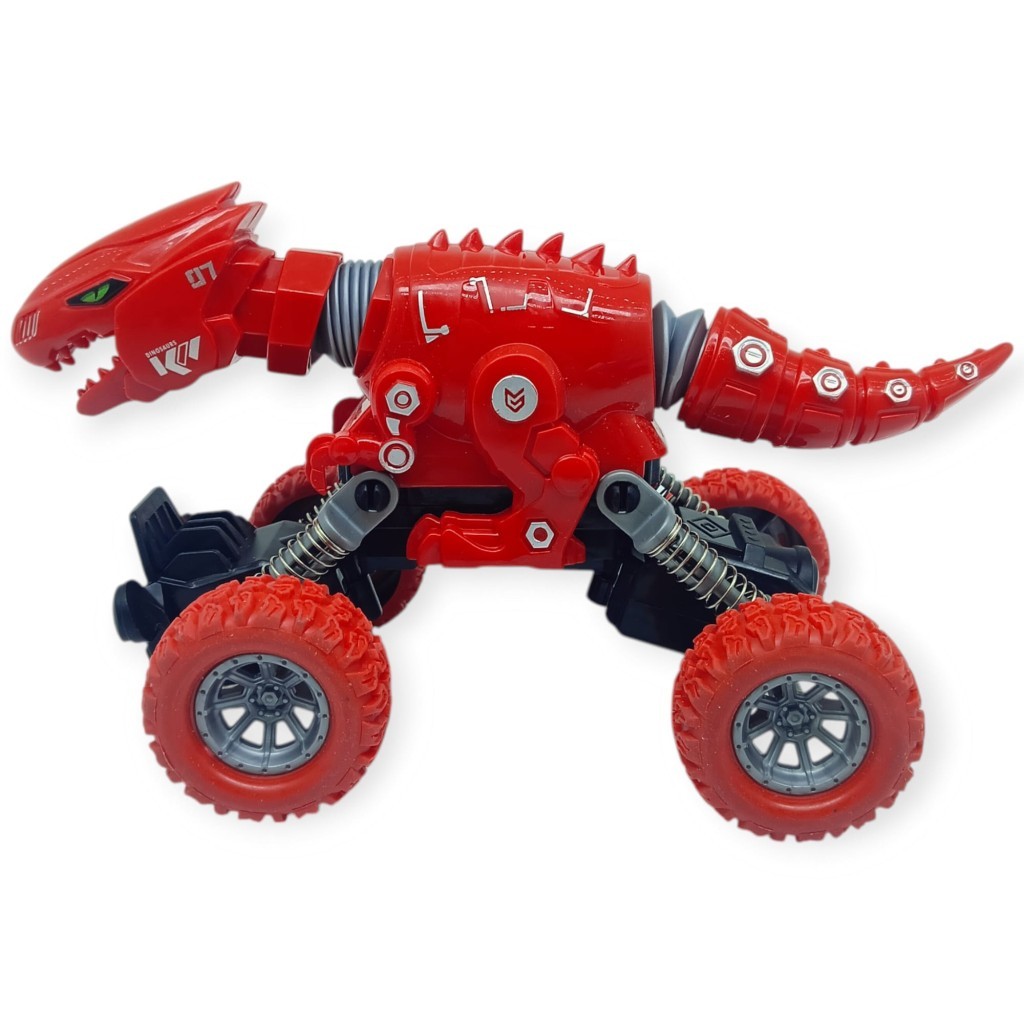 Uzayan Dinazor Arabalar 18 cm - Kırmızı (Lisinya)
