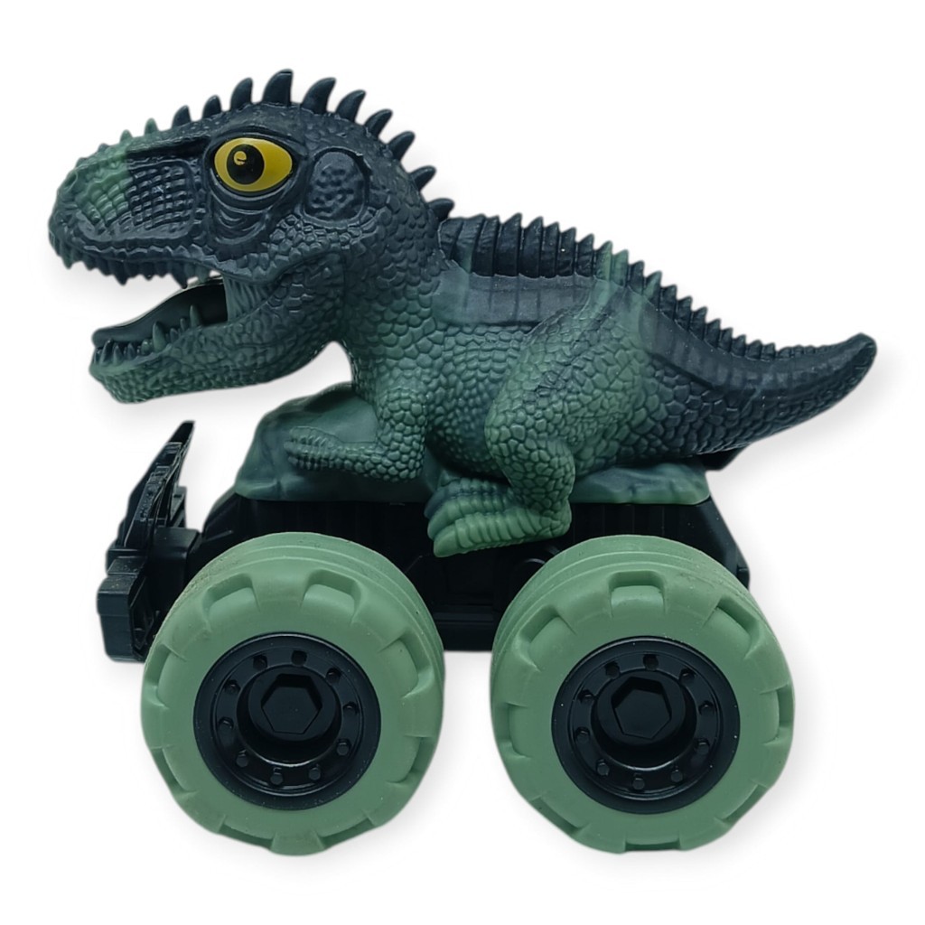 Sürtmeli Dinazor Arabalar 12 cm - H-20 - Stegosaurus - Yeşil (Lisinya)