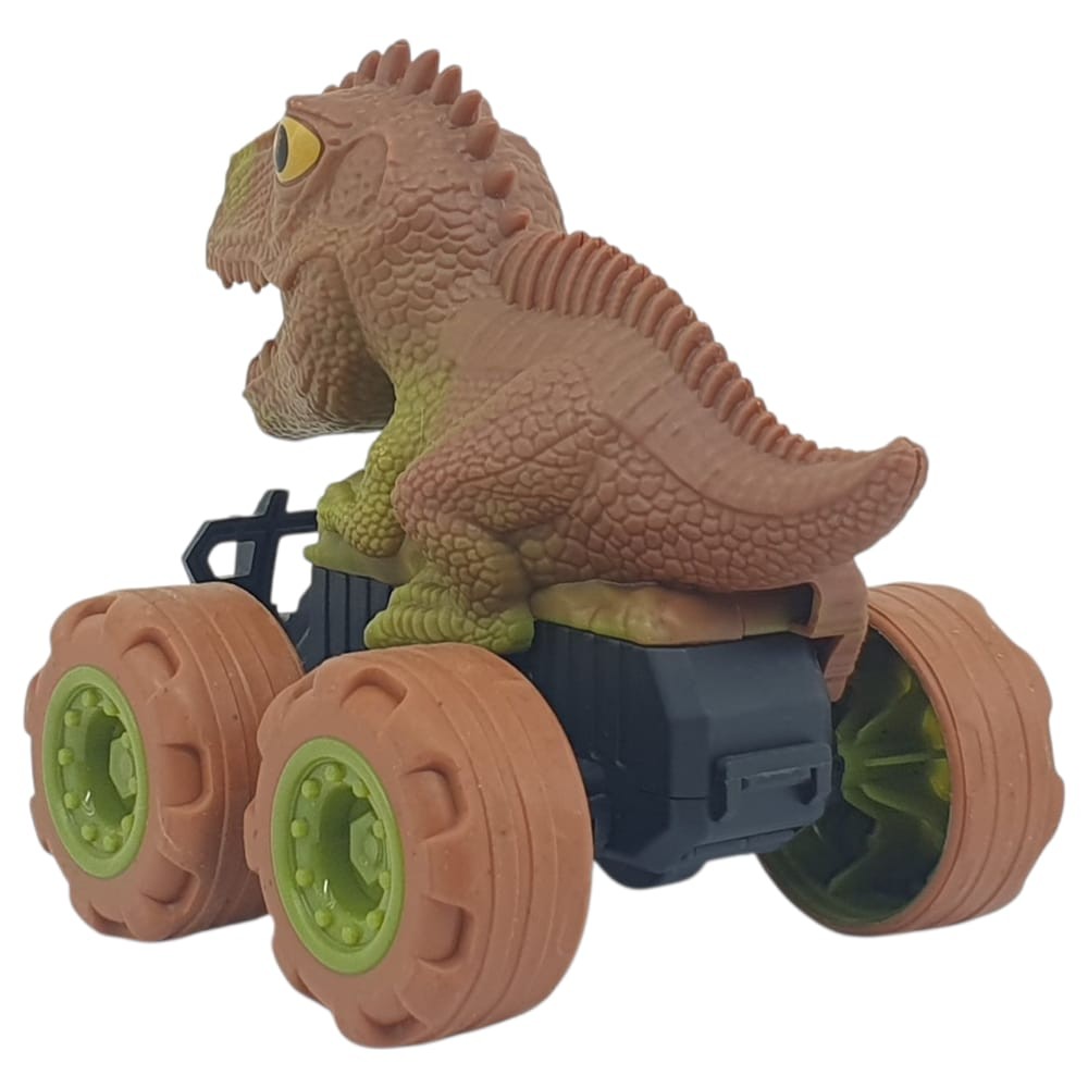 Sürtmeli Dinazor Arabalar 2'li - 12 cm - Stegosaurus & Parasaurolophus  (Lisinya)