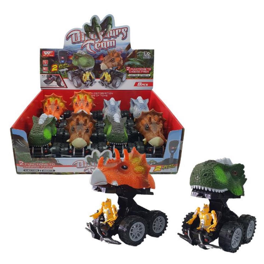 Sürtmeli Dinazor Robota Dönüşen Araba 14 Cm - A190402 (Lisinya)