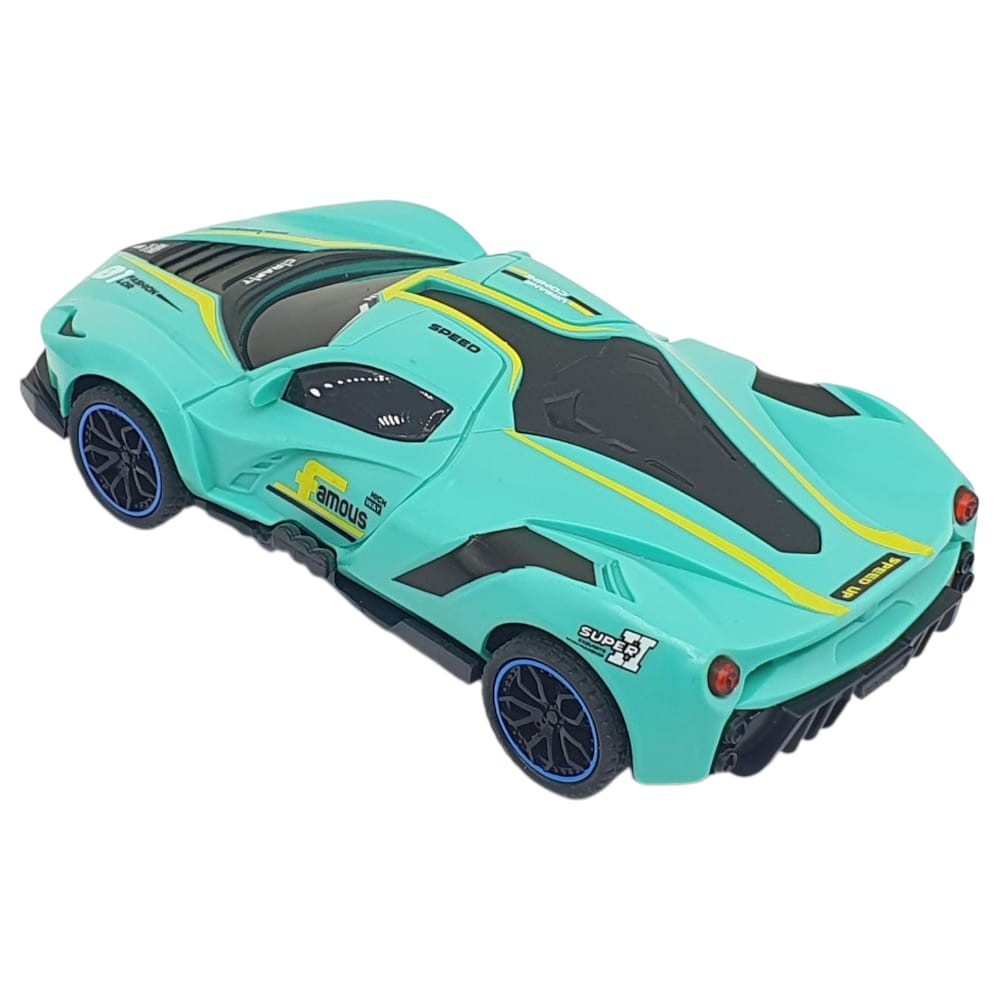 Sürtmeli Drift Arabalar 15 cm - D400-52 - Turkuaz (Lisinya)