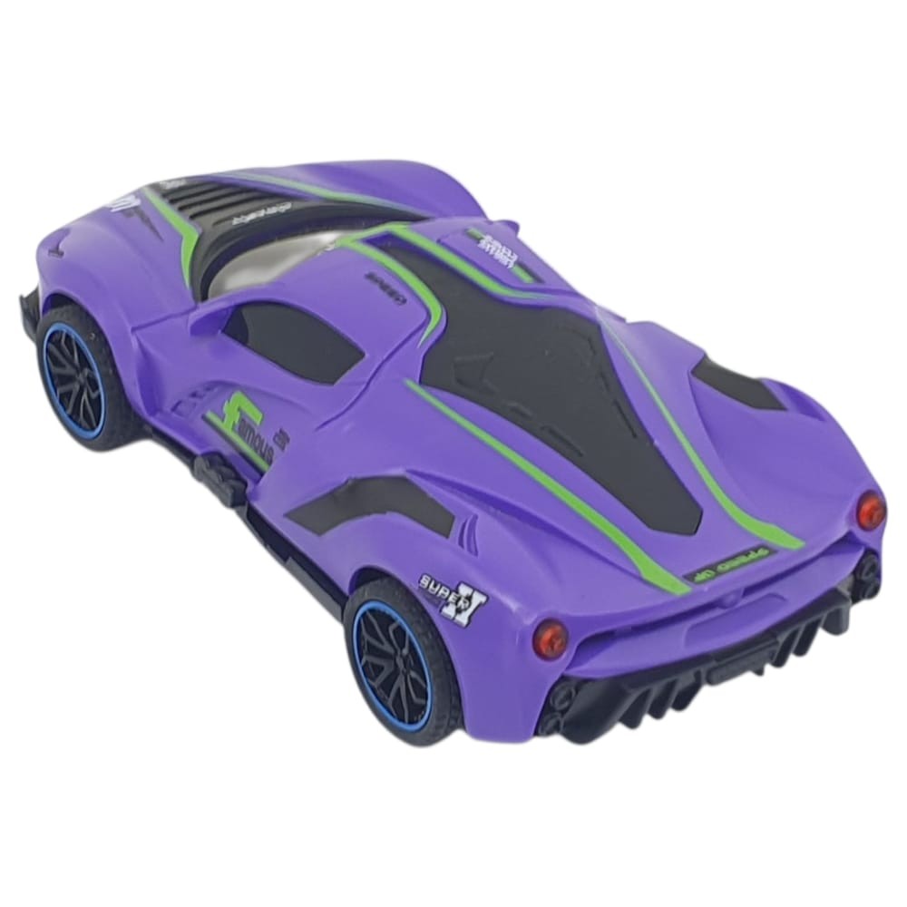 Sürtmeli Drift Arabalar 15 cm - D400-52 - Mor (Lisinya)