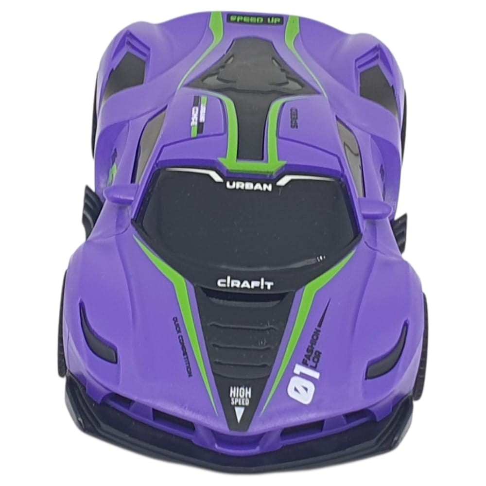 Sürtmeli Drift Arabalar 15 cm - D400-52 - Mor (Lisinya)