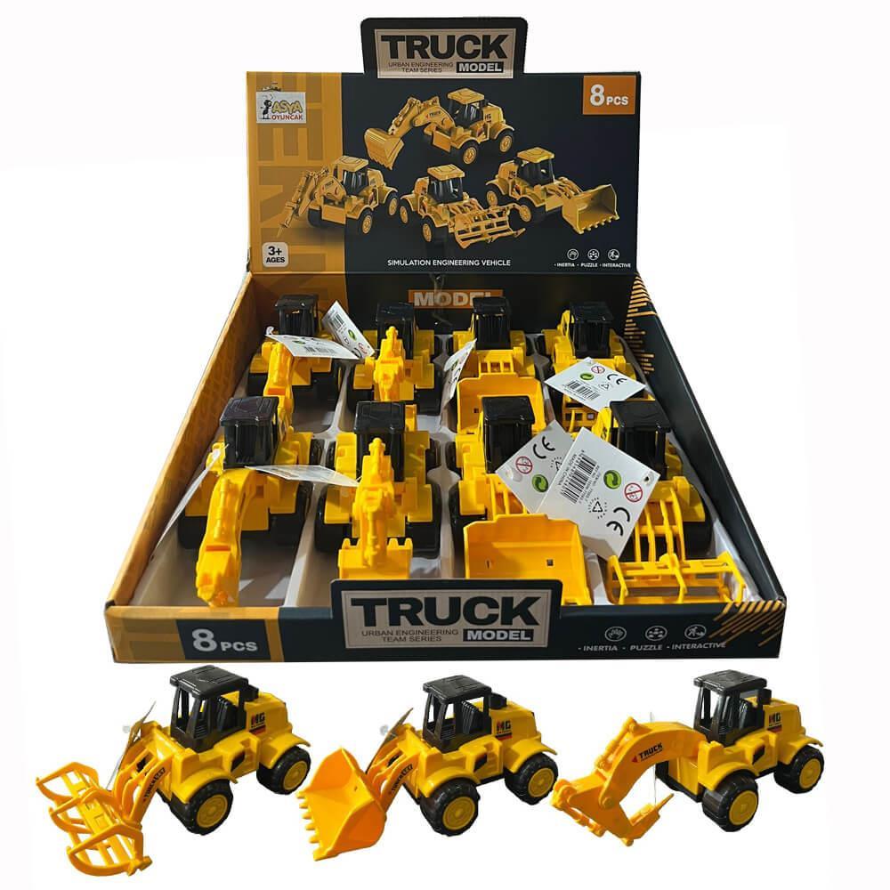 Sürtmeli İnşaat Arabaları 16 Cm - 7756S-7 (Lisinya)