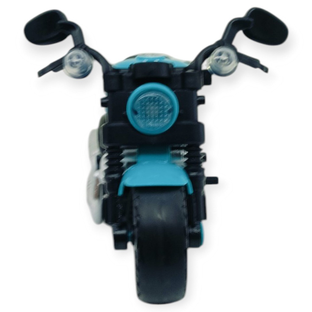 Sürtmeli Işıklı Sesli Chopper Motor Turkuaz 15cm (Lisinya) Sürtmeli Işıklı Sesli Chopper Motor Turkuaz 15cm (Lisinya)