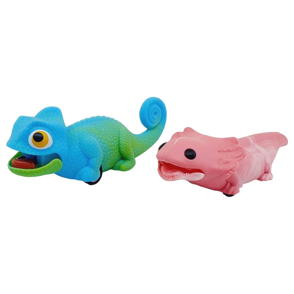 Sürtmeli Sürüngen Hayvanlar 2'li - İguana & Semender (Lisinya) Sürtmeli Sürüngen Hayvanlar 2'li - İguana & Semender (Lisinya)