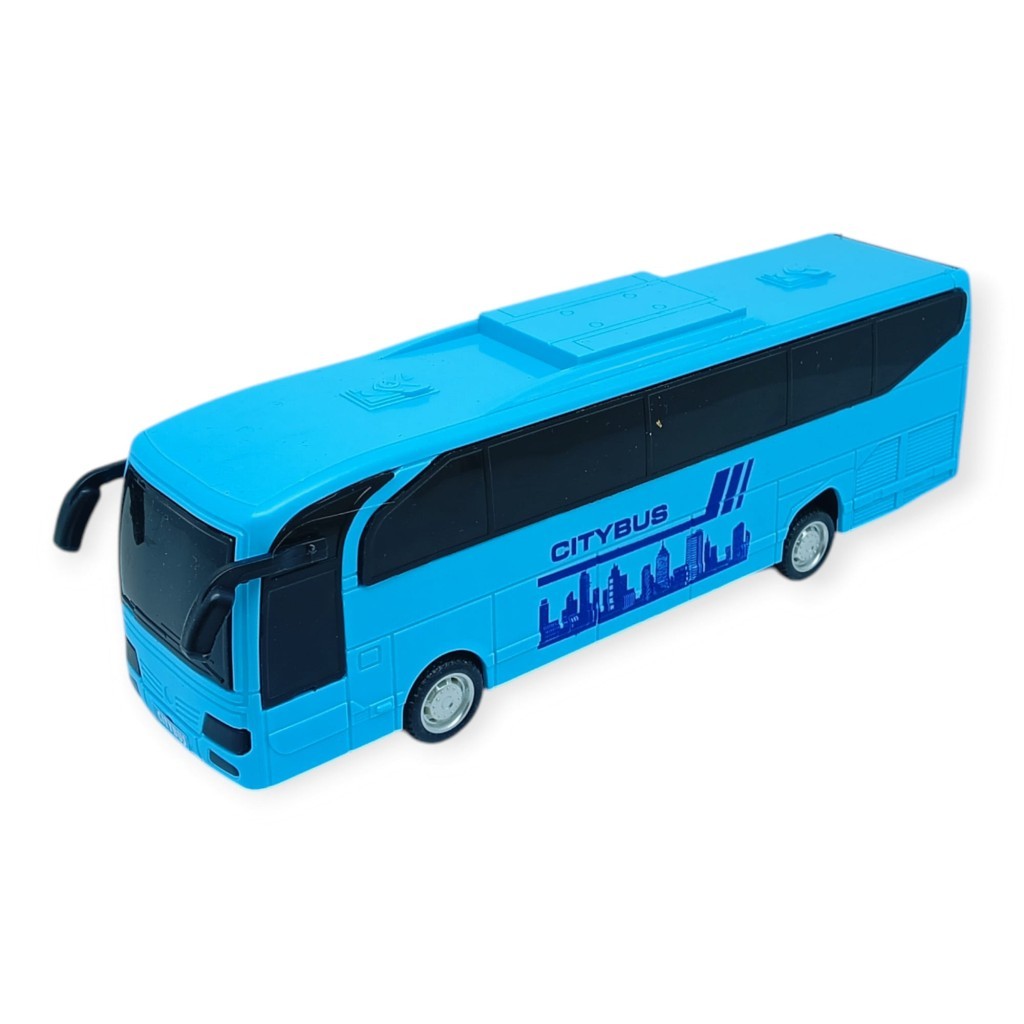 Sürtmeli Tur Otobüsü - 23 cm - Mavi (Lisinya)