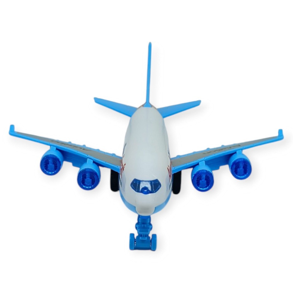 Sürtmeli Yolcu Uçağı 16 cm - Beyaz (Lisinya)