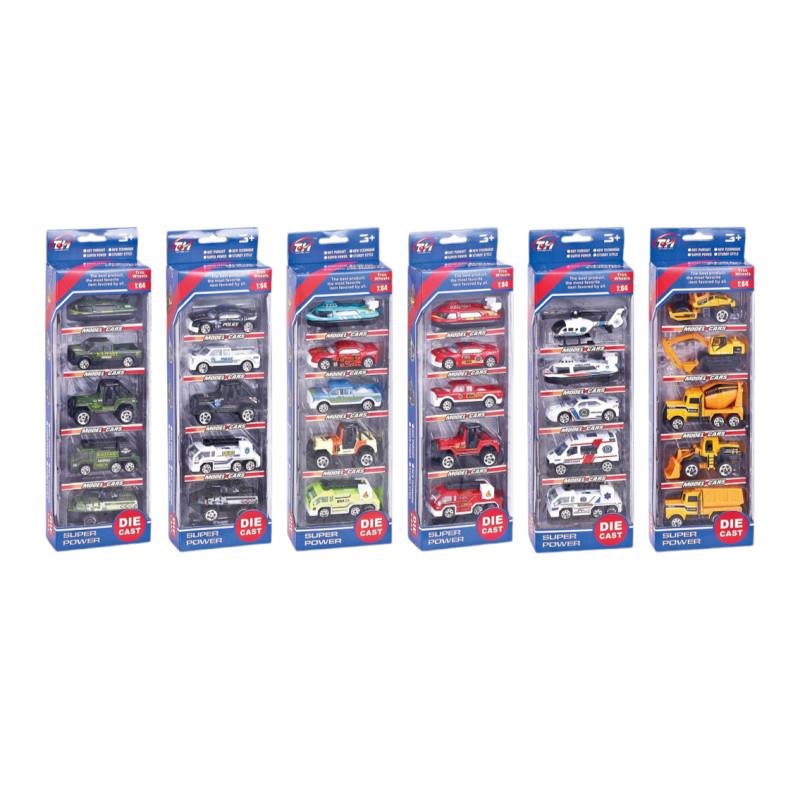 TH733 - İŞ ARAÇLARI 5 Lİ ARABA SETİ (Lisinya)