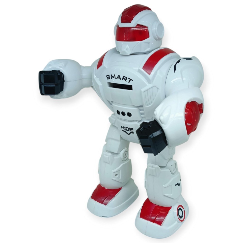 Sensörlü ve Uzaktan Kumandalı İnteraktif Robot 35 cm - Kırmızı (Lisinya)