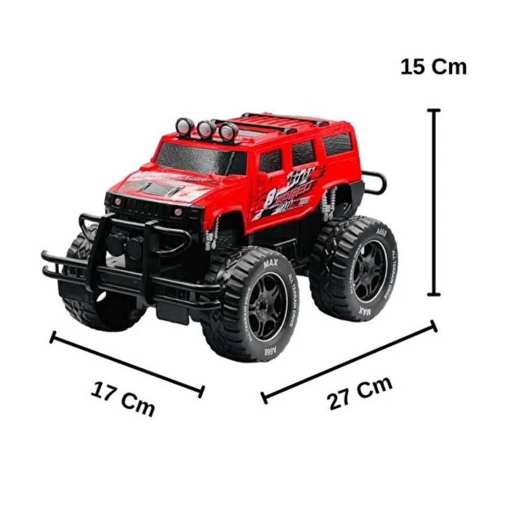 Uzaktan Kumandalı Şarjlı Off - Road Aracı U/K 1/12 - Kırmızı (Lisinya)